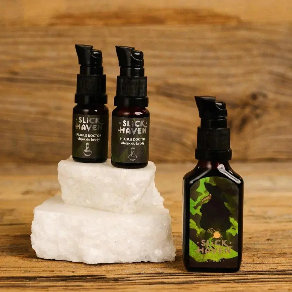 Slickhaven Beard Oil Plague Doctor 10 ml Gave - Skjeggolje - JK-Shop