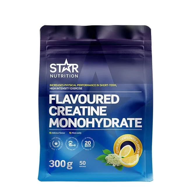 Smaksatt Kreatin Monohydrat 300 g - Kreatin monohydrat - JK-Shop