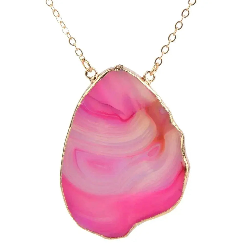 Smykke med sten-Halskjede-JKSHOP