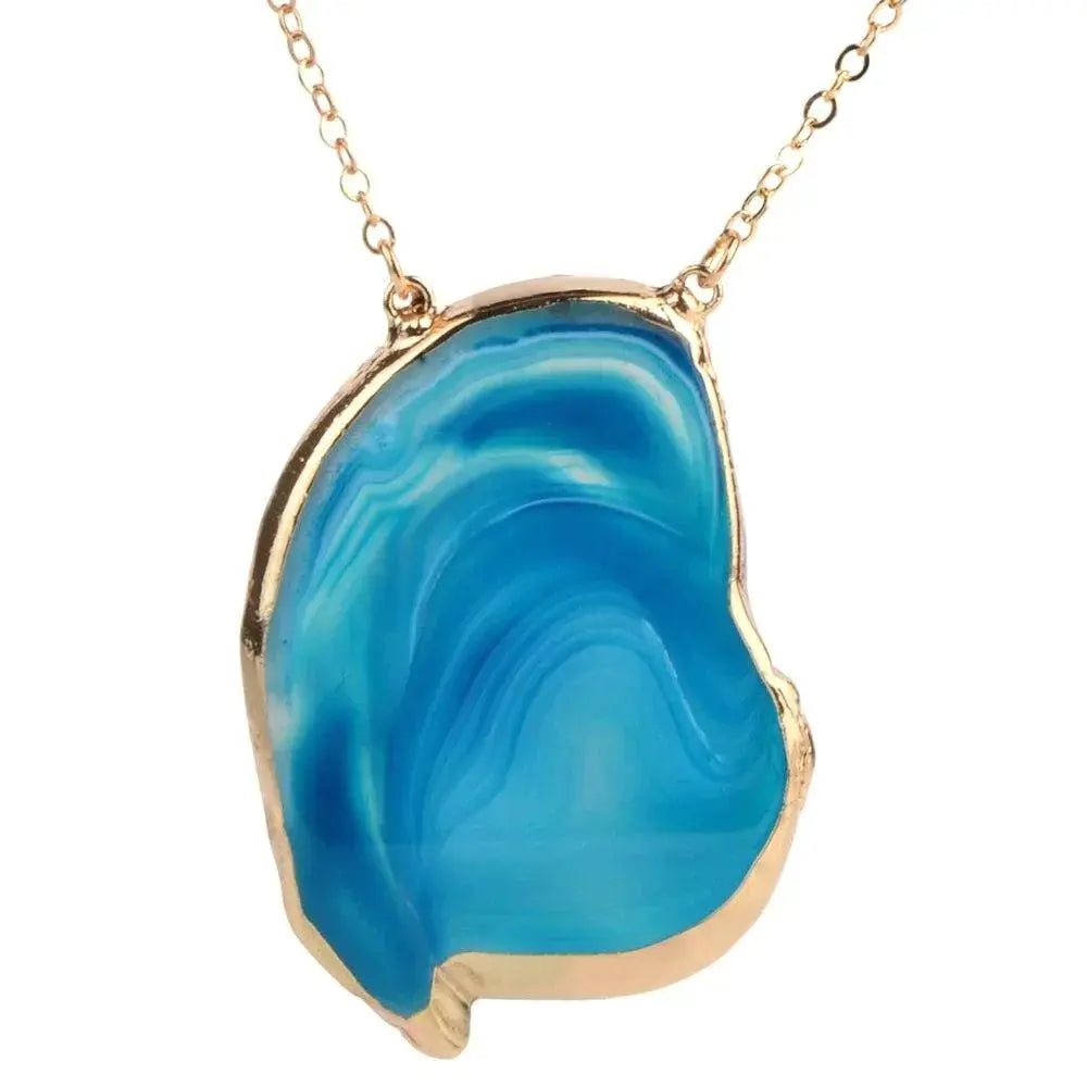 Smykke med sten-Halskjede-JKSHOP