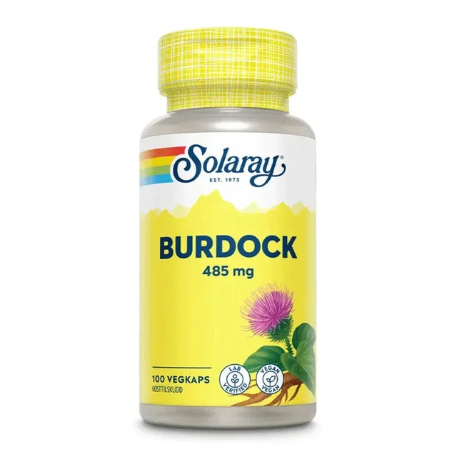 Solaray burdock root 100 kapsler - Mikronæringsstoffer - JK-Shop