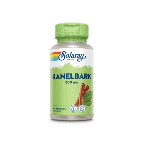 Solaray kanelbark 500 mg 60 kapsler - Mikronæringsstoffer - JK-Shop