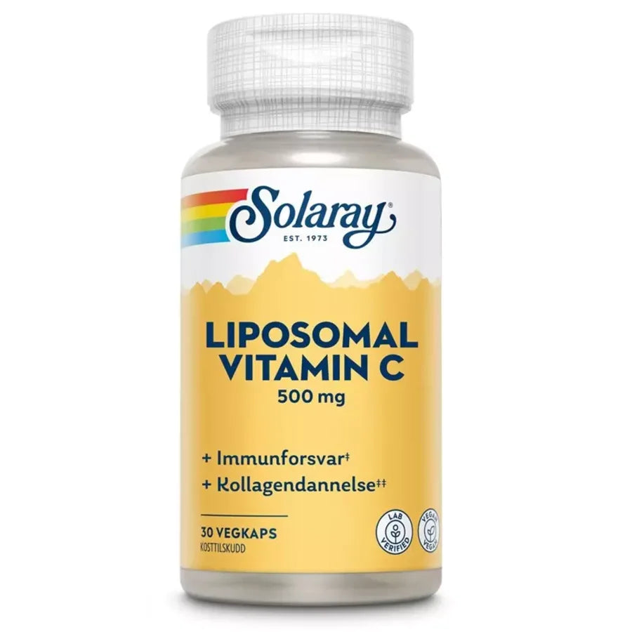 Solaray liposomal vitamin C 30 kapsler - Vitaminer og kosttilskudd - JK-Shop