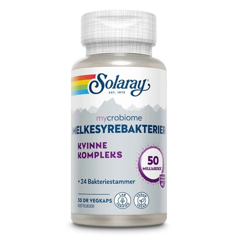 Solaray mycrobiome kvinne 30 kapsler - Vitaminer og kosttilskudd - JK-Shop