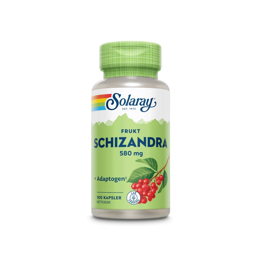 Solaray schizandra 100 kapsler - Mikronæringsstoffer - JK-Shop