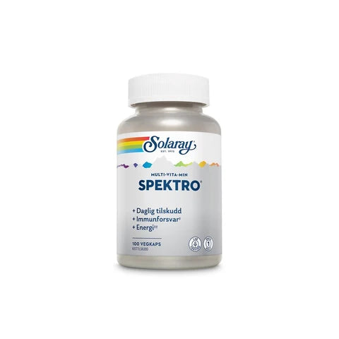 Solaray spektro multivitamin med jern 100 kapsler - Vitaminer og kosttilskudd - JK-Shop