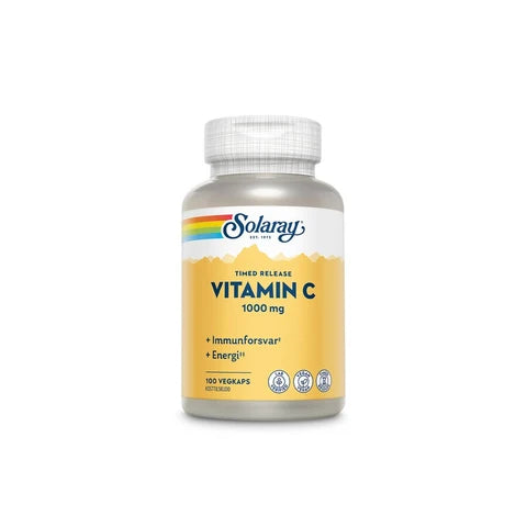 Solaray vitamin C 1000 mg 100 kapsler - Vitaminer og kosttilskudd - JK-Shop