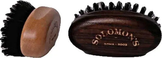 Solomon's Beard Brush Oval Light Wood-Skjeggbørste-JKSHOP