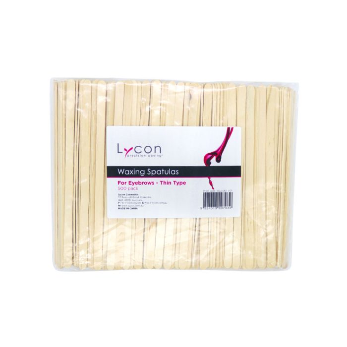 Spatula Thin Type For Eyebrows 500pk - Voks Tilbehør - JK-Shop