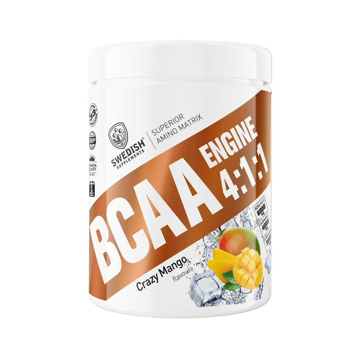 Swedish Supplements BCAA Engine 4:1:1, 400 g - Aminosyrer - JK-Shop