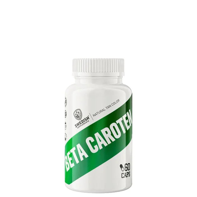 Swedish Supplements Beta Caroten, 60 kapsler - Vitaminer og kosttilskudd - JK-Shop