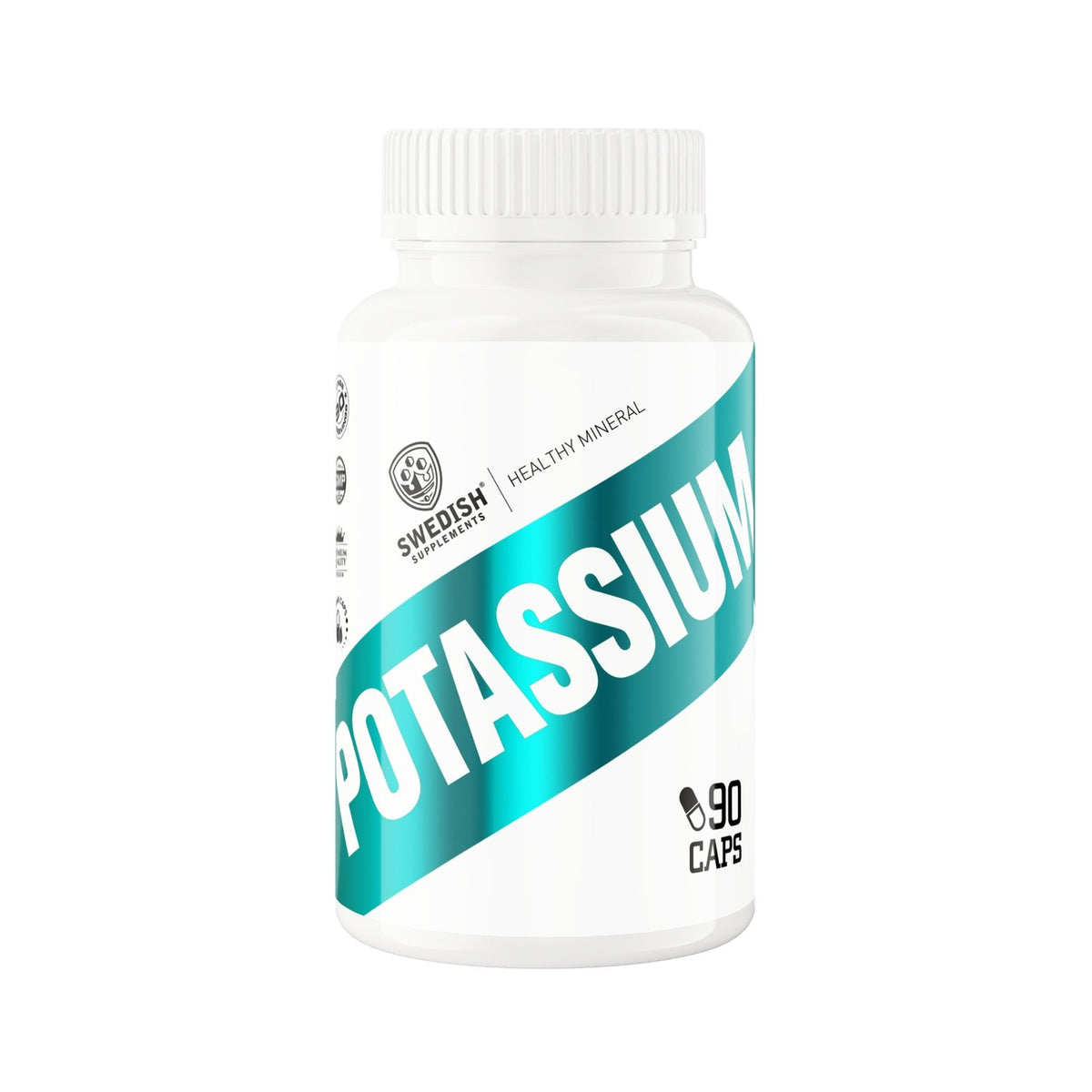Swedish Supplements Potassium, 90 kapsler - Mikronæringsstoffer - JK-Shop