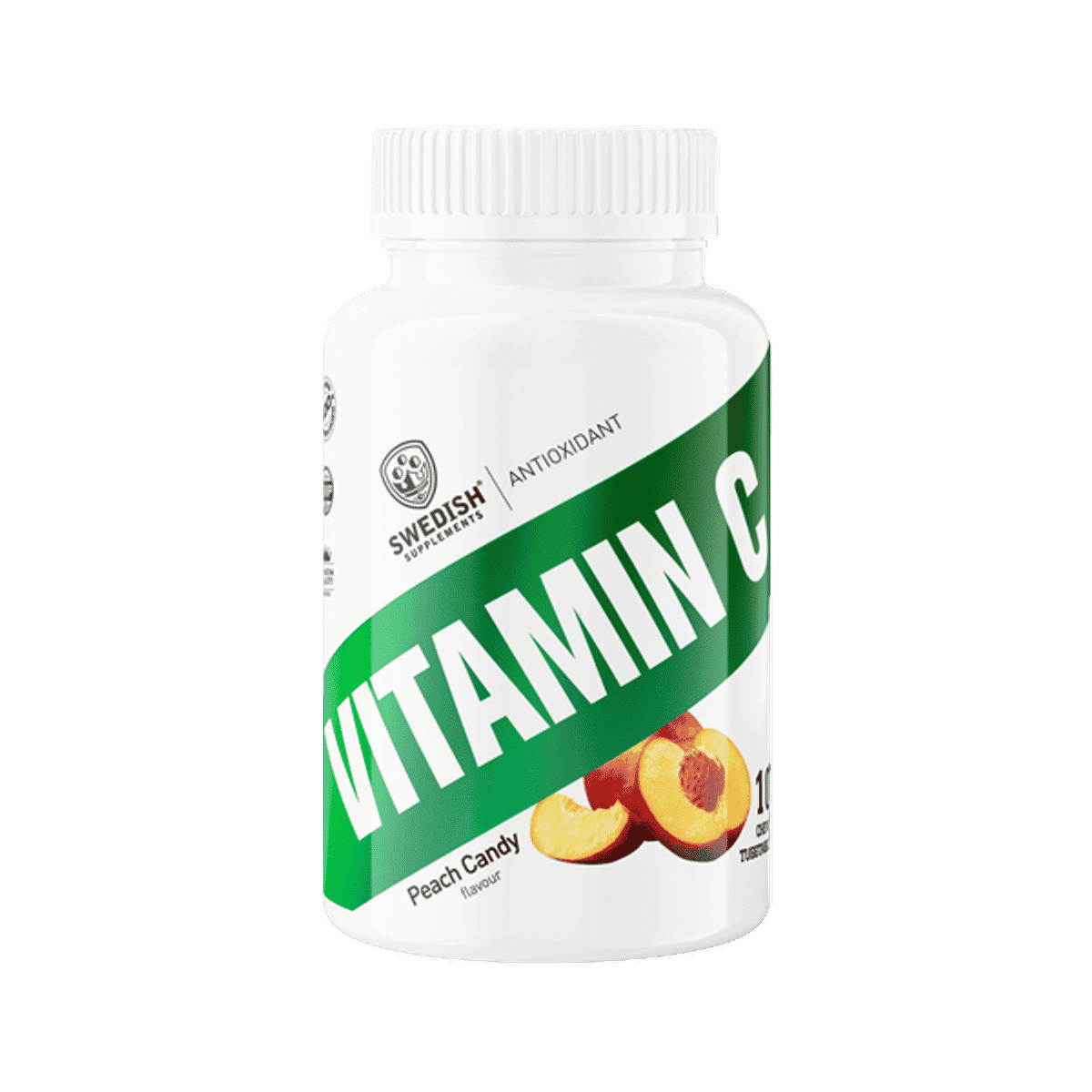Swedish Supplements Vitamin C Chewable, 100 tabletter - Vitaminer og kosttilskudd - JK-Shop