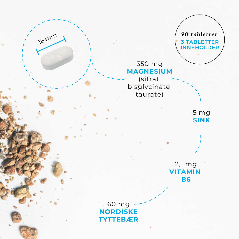 TRIPPEL MAGNESIUM & B6 - Vitaminer og kosttilskudd - JK-Shop