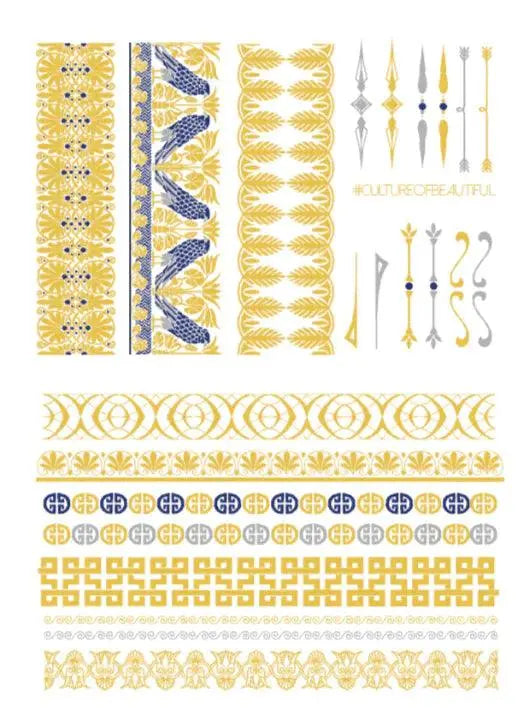 Tassel Tattoos Aegean Summer-Tattoo-JKSHOP