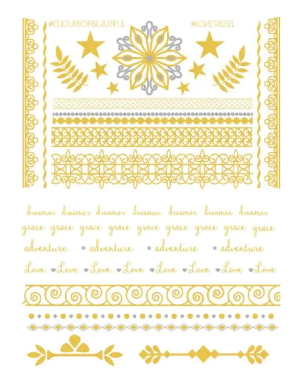 Tassel Tattoos Goodness Goddess-Tattoo-JKSHOP