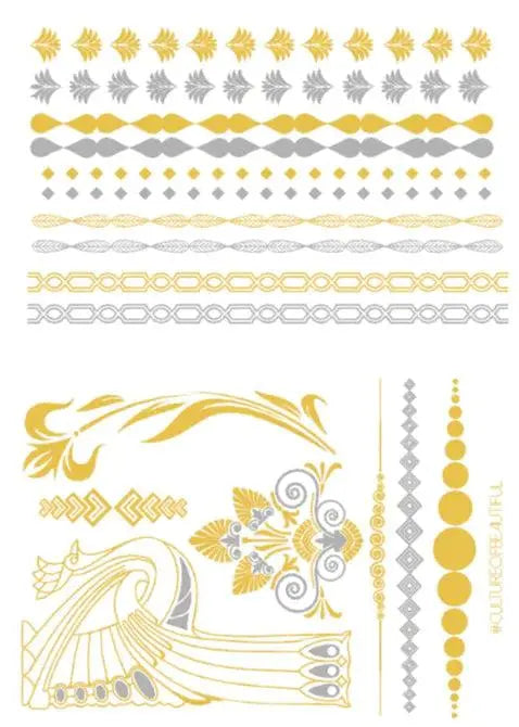 Tassel Tattoos New Nouveau-Tattoo-JKSHOP