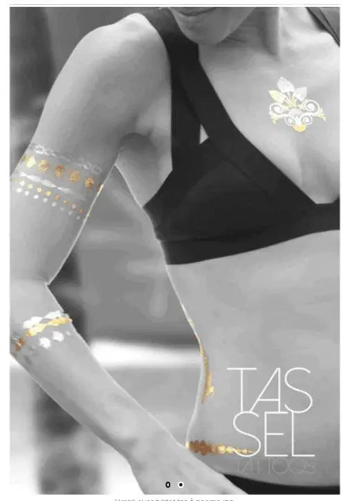 Tassel Tattoos New Nouveau-Tattoo-JKSHOP