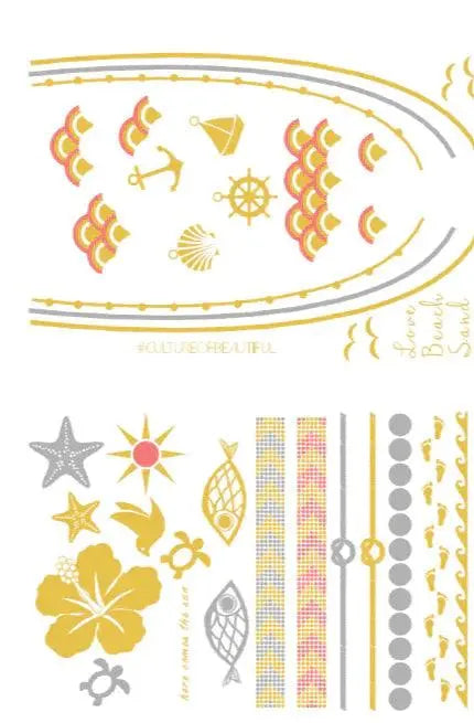 Tassel Tattoos So Sunkissed-Tattoo-JKSHOP