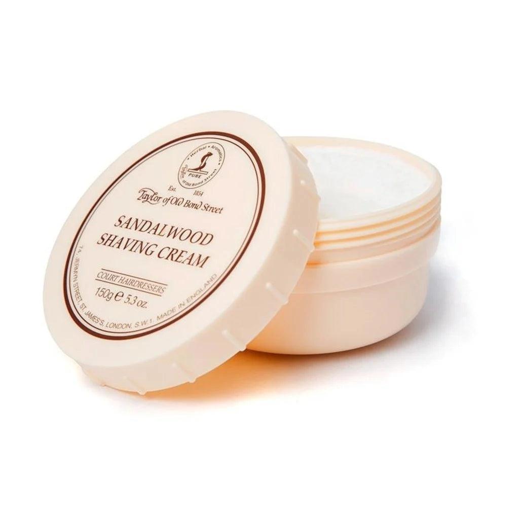 Taylor of old Bond Street, Shaving Cream- Sandalwood 150g & 75g - Barberkrem - JK-Shop