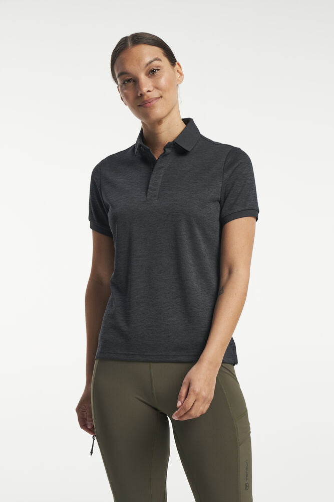 Tenson Txlite Melange Polo Woman - Pikéskjorte - JK-Shop