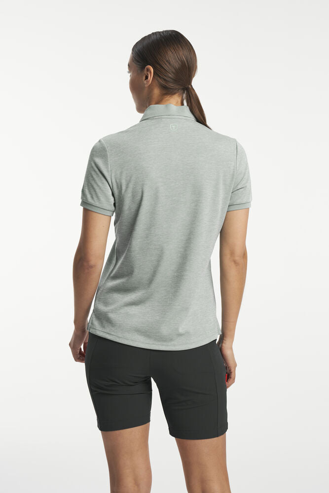 Tenson Txlite Melange Polo Woman - Pikéskjorte - JK-Shop