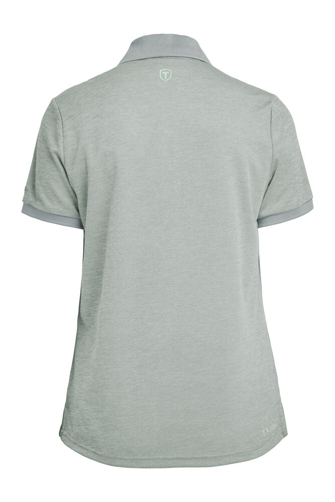 Tenson Txlite Melange Polo Woman - Pikéskjorte - JK-Shop