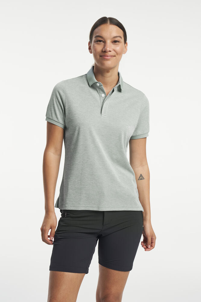 Tenson Txlite Melange Polo Woman - Pikéskjorte - JK-Shop