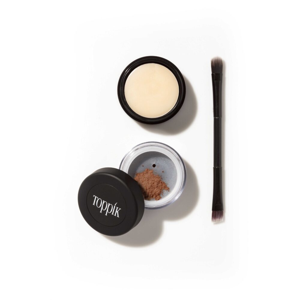 Toppik Øyenbrynsfiber Medium Brun 2g - Øyebryn - JK-Shop