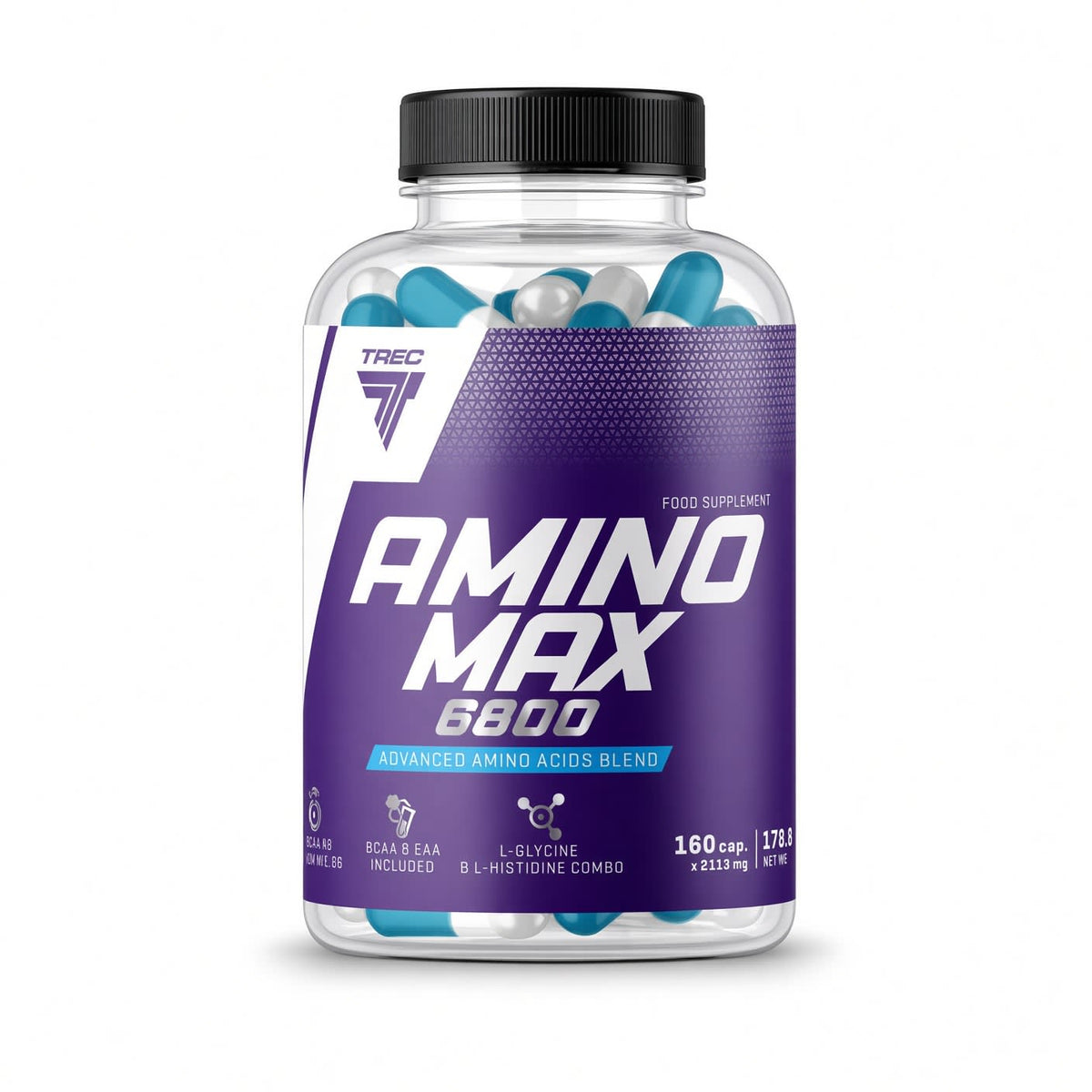 Trec Amino Max 6800 160 kapsler - Aminosyrer - JK-Shop