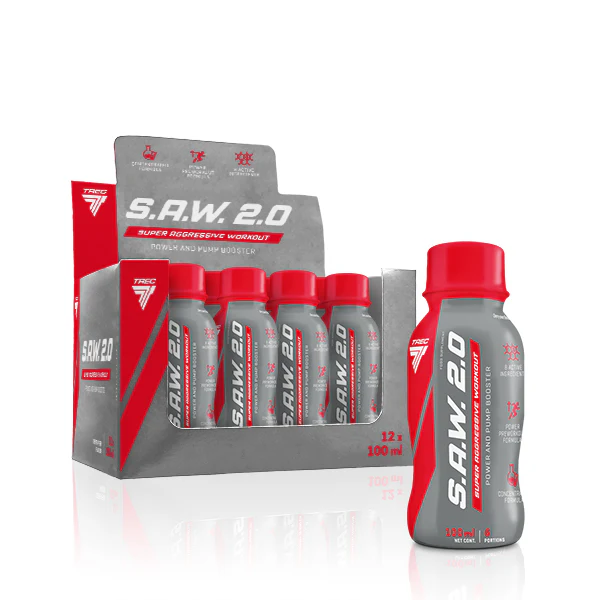 Trec SAW 2.0 SHOT 12x100ml - Komplett PWO - JK-Shop