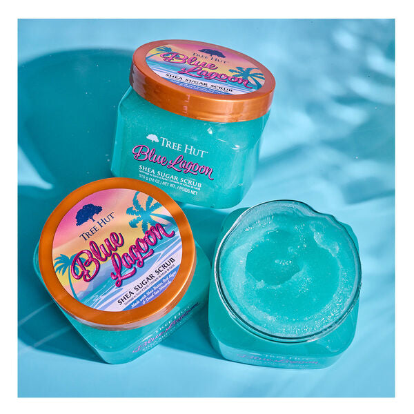 Tree Hut Shea Sugar Scrub- Blue Lagoon - Eksfoliering - JK-Shop