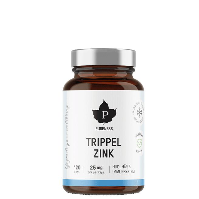 Trippel Zink 120 kapslar - Mikronæringsstoffer - JK-Shop