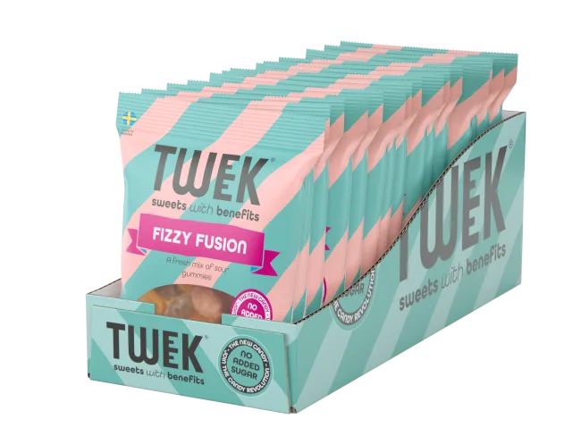 Tweek, Fizzy Fusion, 14x80g - Snacks & godteri - JK-Shop
