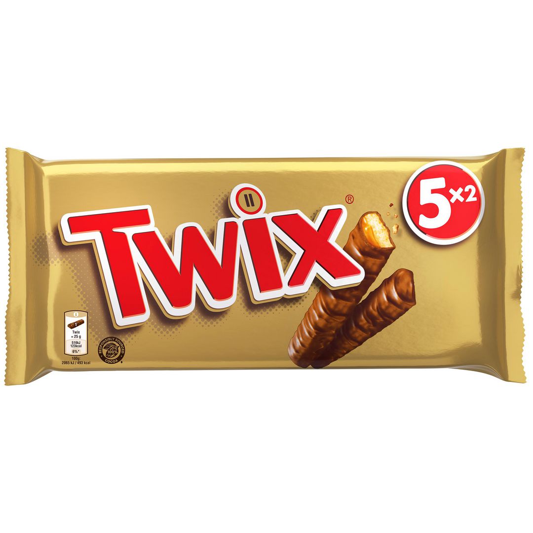 Twix 5pk (18stk) - Snacks & godteri - JK-Shop