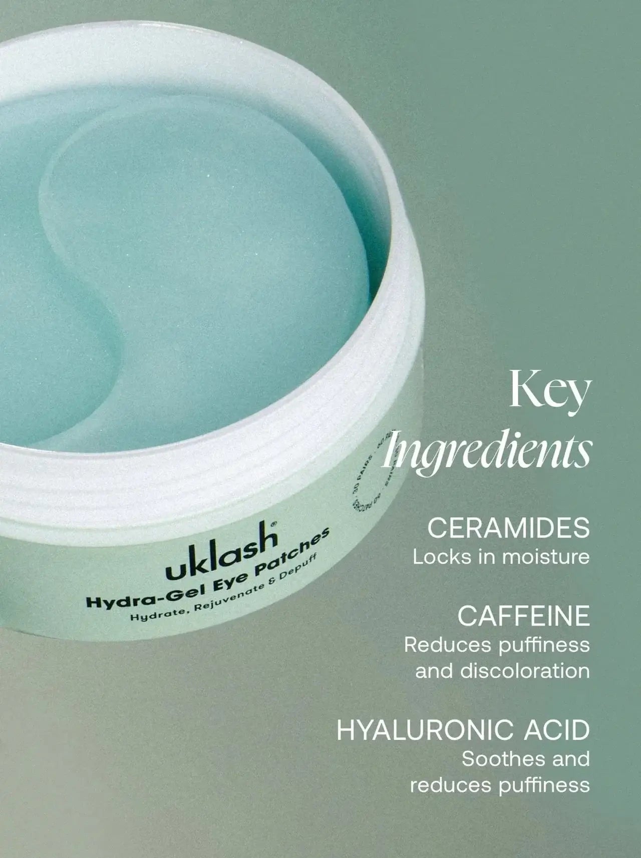 UKLASH, Hydra-Gel Eye Patches-Øyemaske-JKSHOP