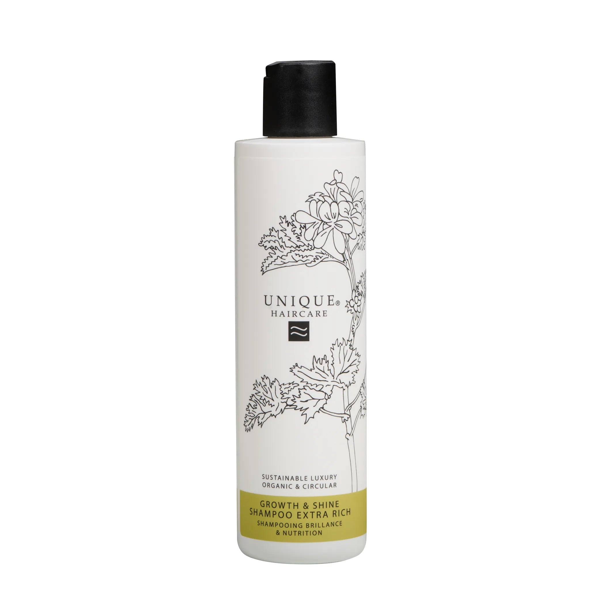 UNIQUE BEAUTY Growth & Shine Shampoo EXTRA RICH 250ml - Sjampo - JK-Shop