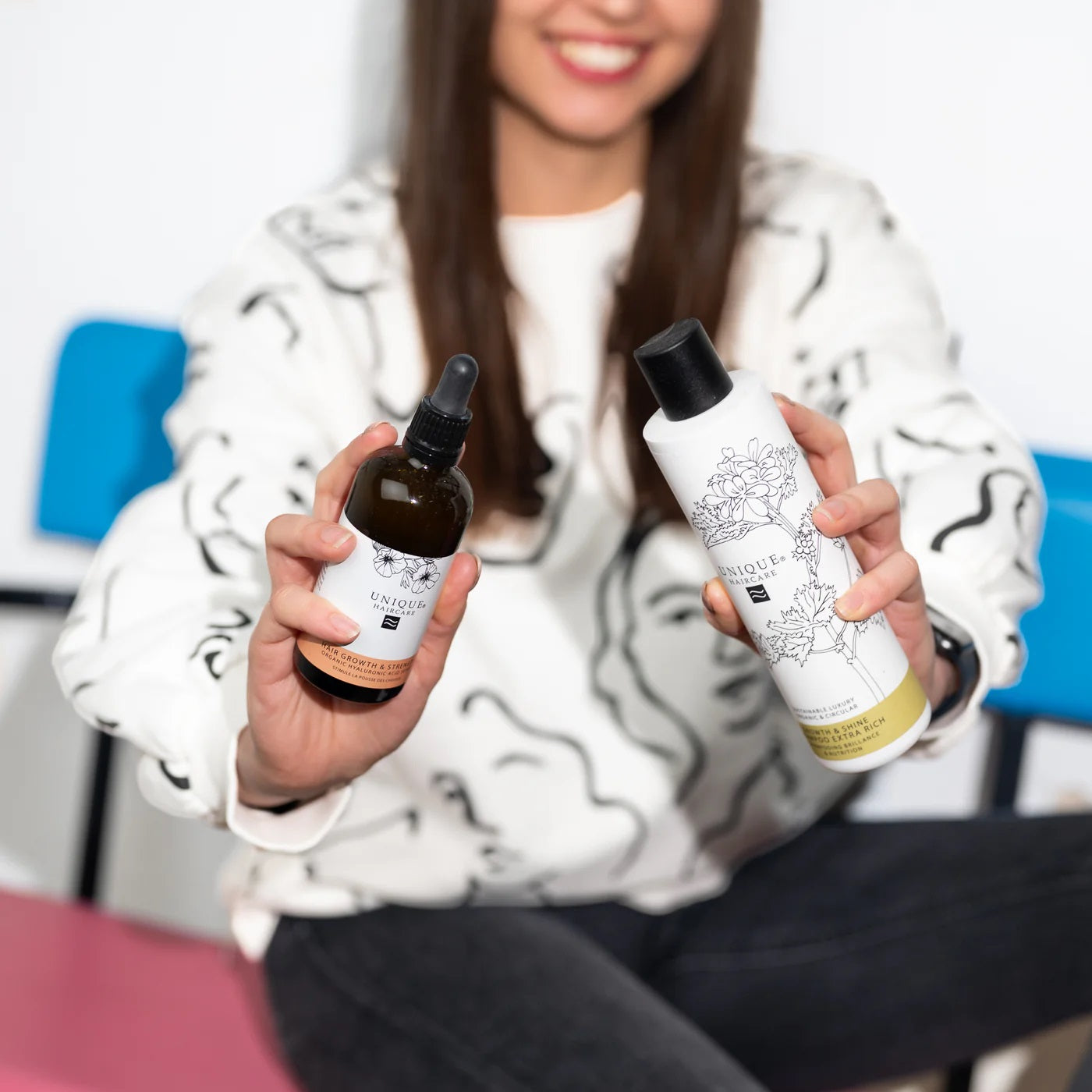 UNIQUE BEAUTY Growth & Shine Shampoo EXTRA RICH 250ml - Sjampo - JK-Shop