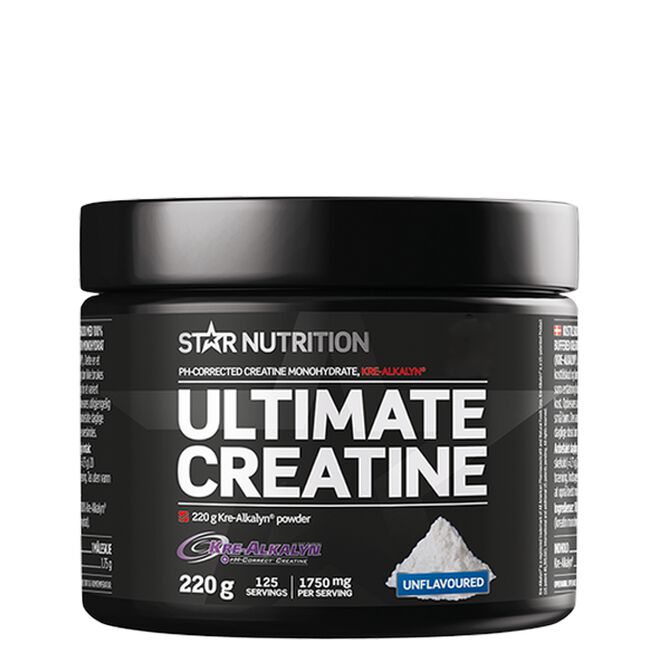 Ultimate Creatin Kre-Alkalyn pulver uten smakstilsetning 220 g - Kre-Alkalyn - JK-Shop