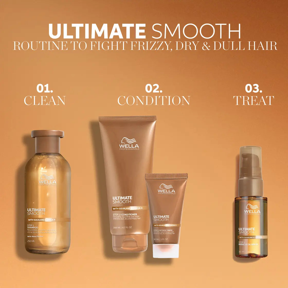 Ultimate Smooth Miracle Oil Serum 30ml - Hårolje - JK-Shop