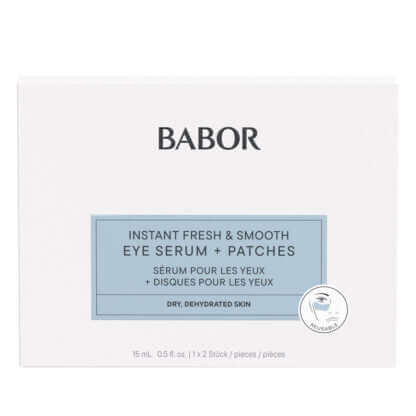 BABOR Instant Fresh & Smooth Eye Serum & Patches-Øyeserum-JKSHOP