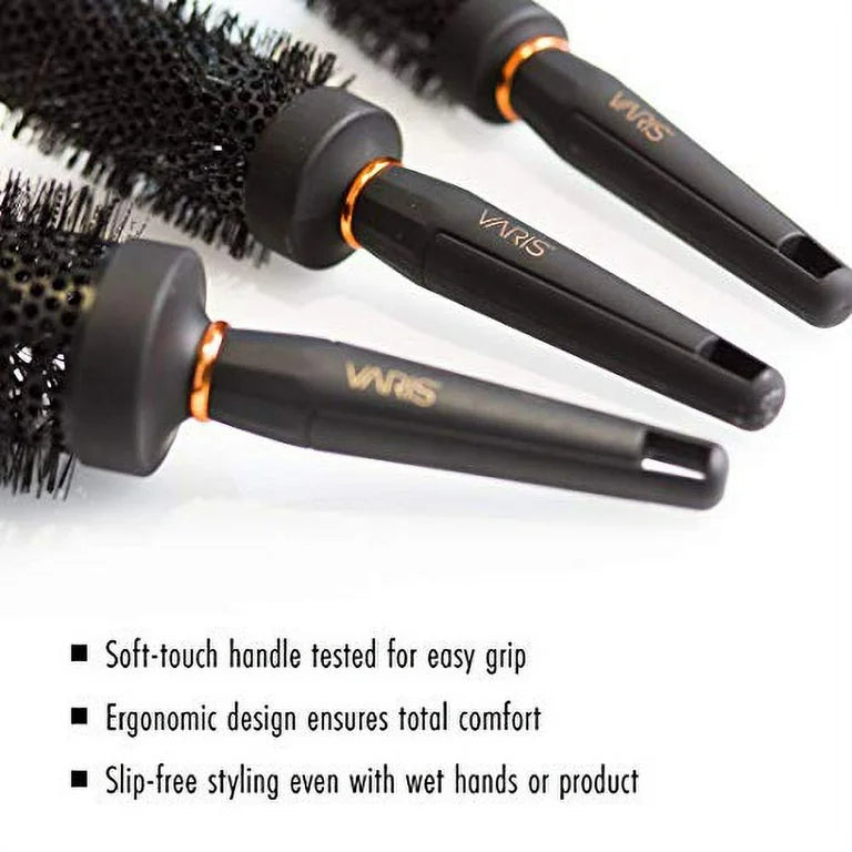 VARIS Nylon Brush Medium 43MM - Hårbørste - JK-Shop