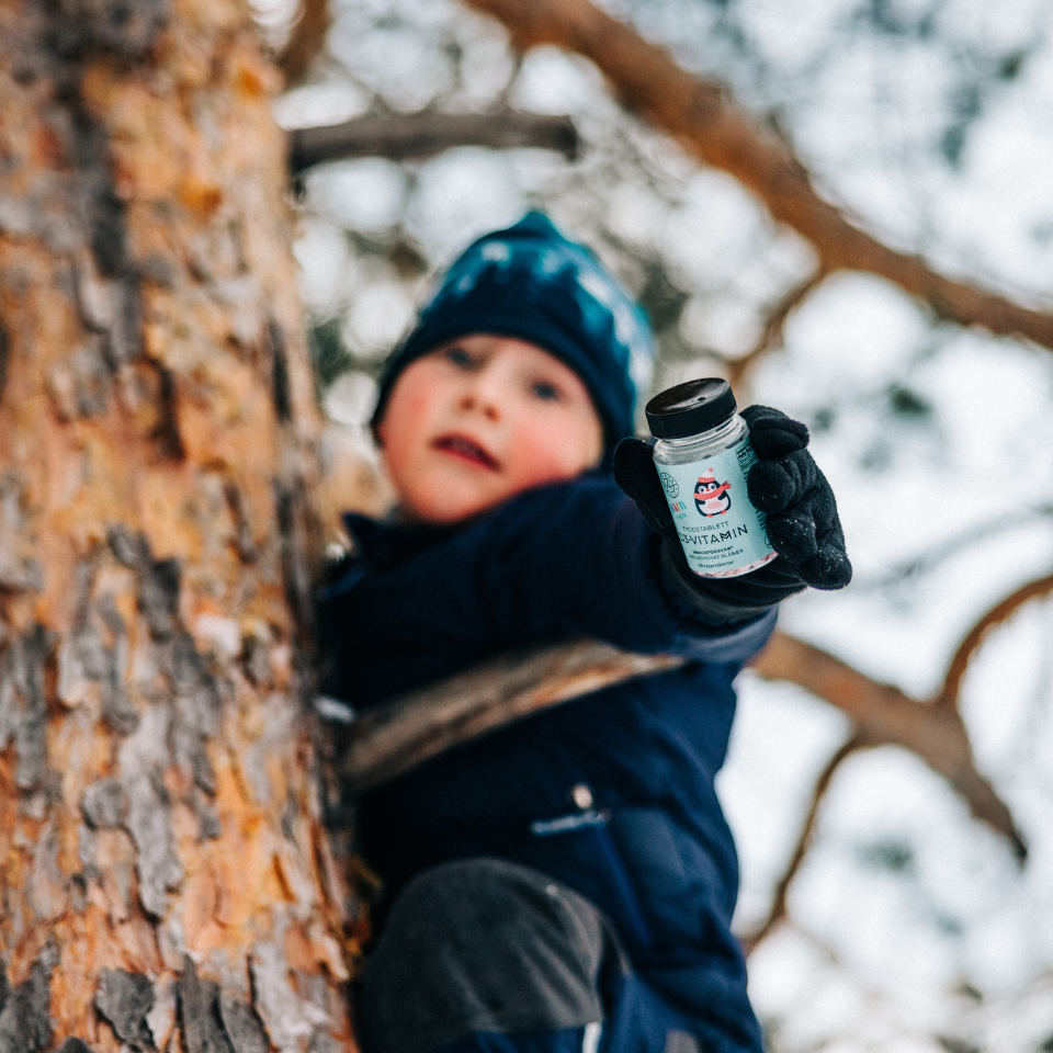 VITAMIN D3 & TYTTEBÆR FOR BARN - Vitaminer og kosttilskudd - JK-Shop