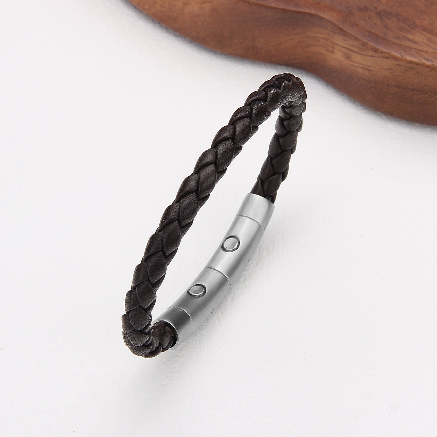 Vintage Magnetico - Minimalistisk Lærarmbånd - Armbånd - JK-Shop