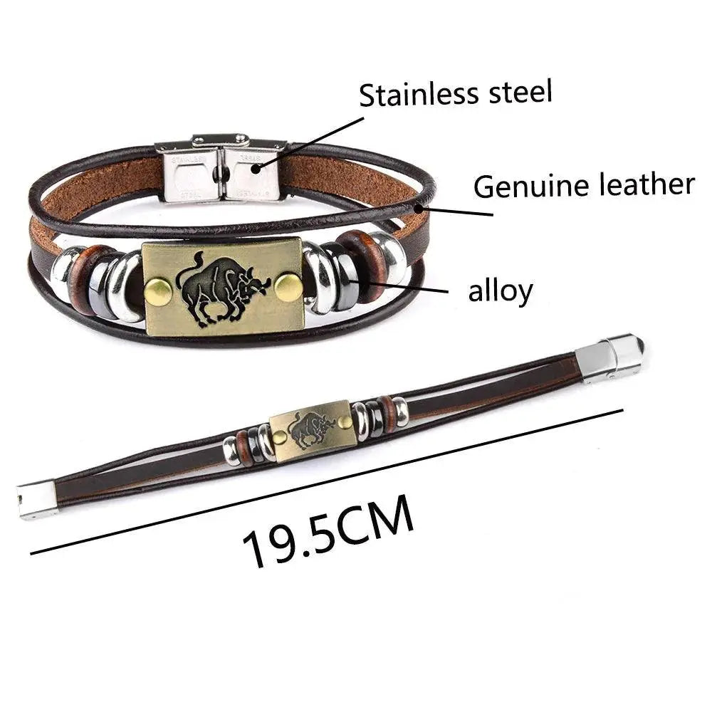 Vintage Stjernetegn Armbånd-Armbånd-JKSHOP