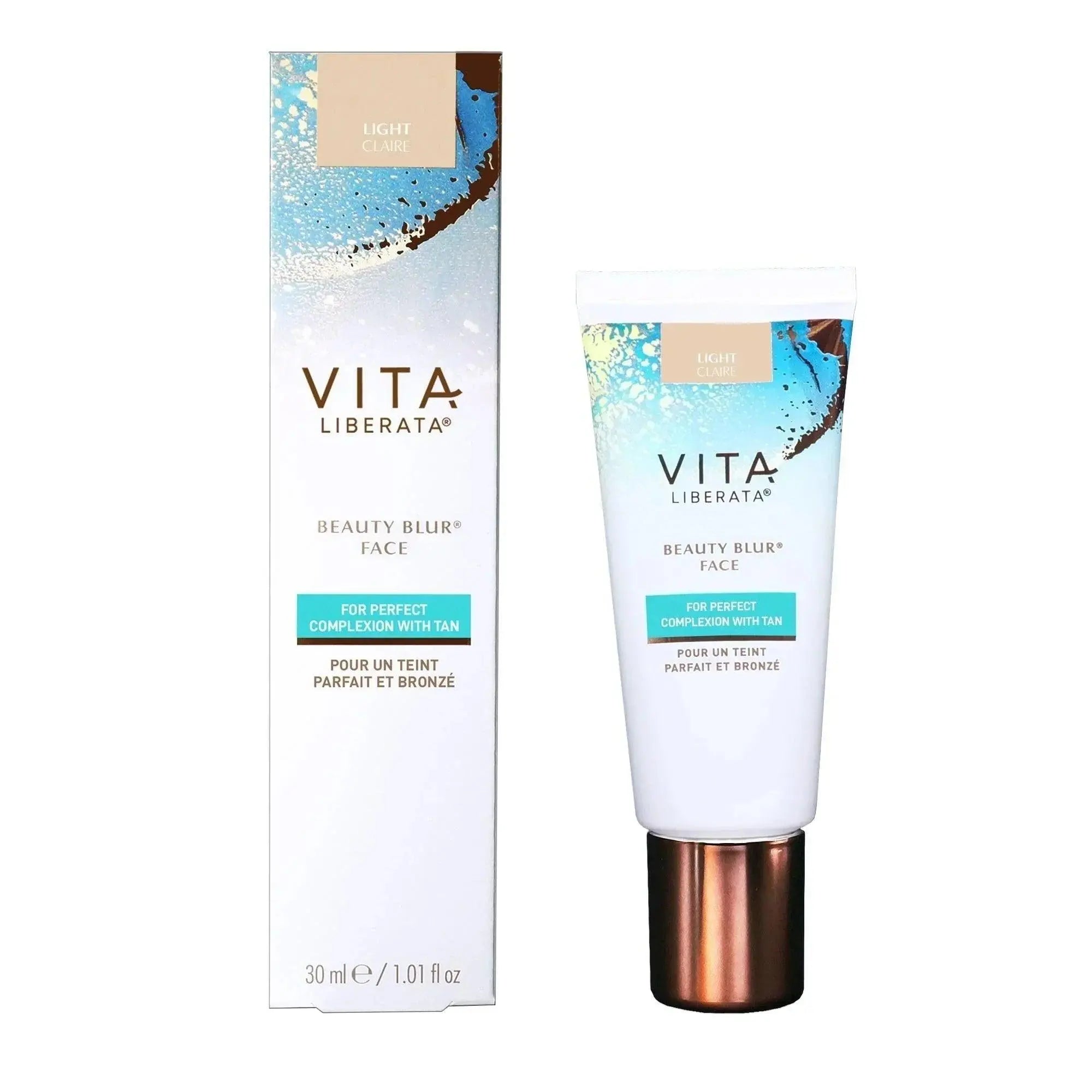 Vita Liberata Beauty Blur Face With Tan Light 30 ml-Farget dagkrem-JKSHOP