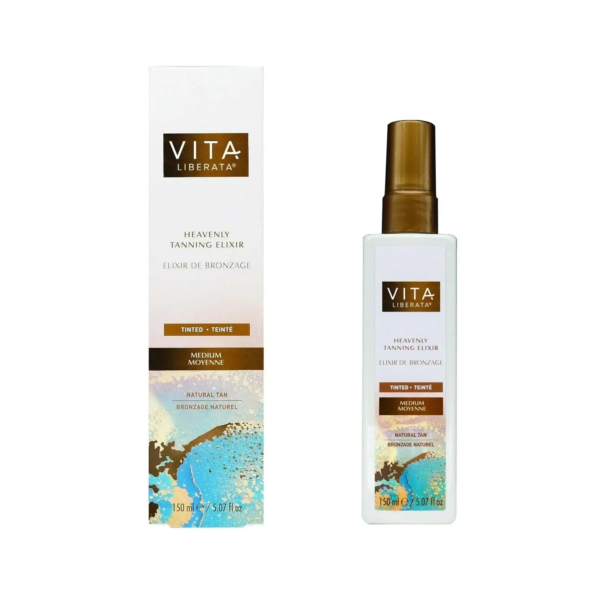 Vita Liberata Tinted Heavenly Tanning Elixir Medium 150 ml-Selvbruning-JKSHOP