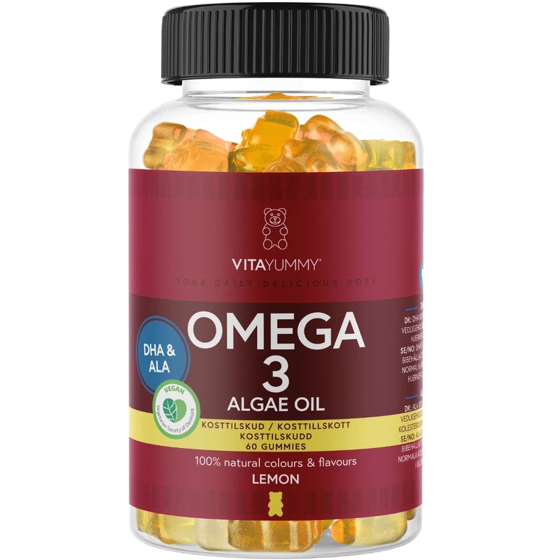 VitaYummy, Omega 3, 60stk (Vegan) - Omega-3 - JK-Shop