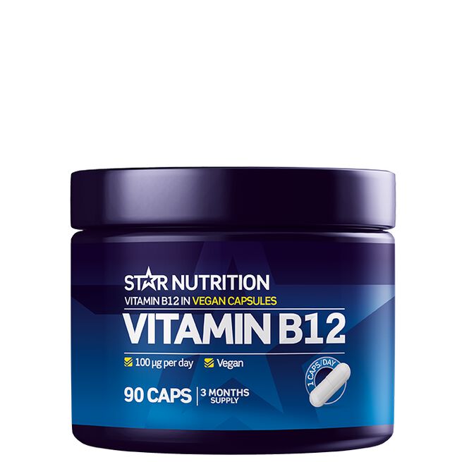 Vitamin B12 90 kapsler - Vitaminer og kosttilskudd - JK-Shop