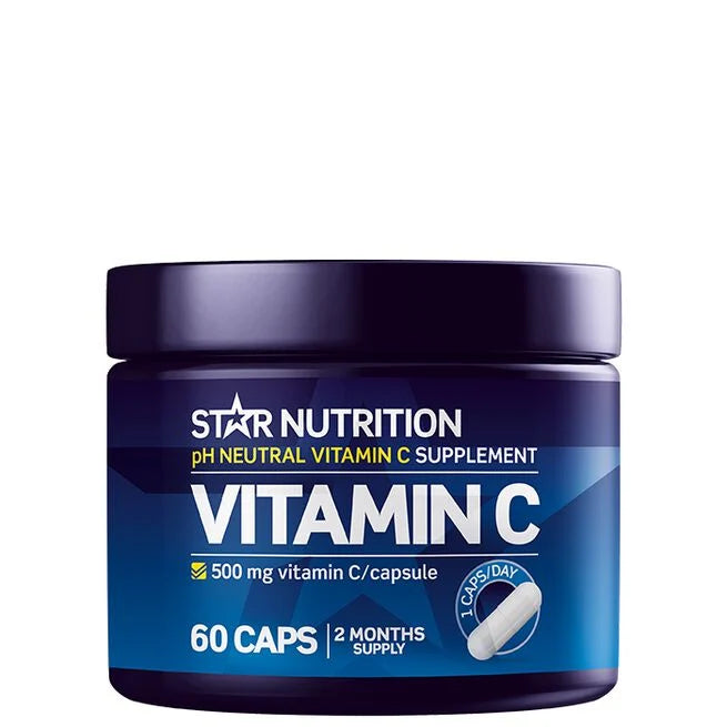 Vitamin C 60 kapsler - Vitaminer og kosttilskudd - JK-Shop